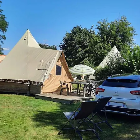 Camping Au Lac D'Hautibus Argentonnay Exterior photo